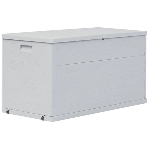 Vidaxl Garden Storage Box 420 L Light Grey Storage Deck Boxes