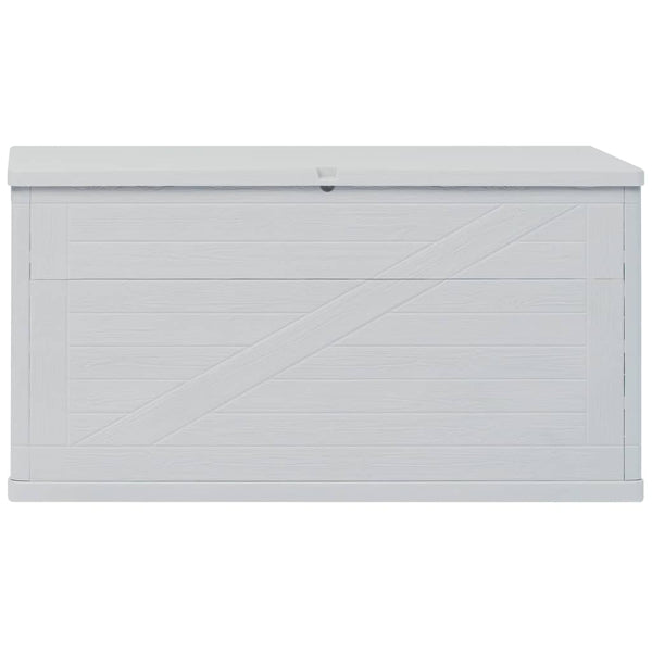 Vidaxl Garden Storage Box 420 L Light Grey Storage Deck Boxes