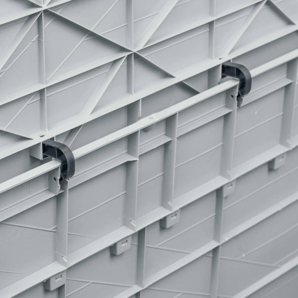 Vidaxl Garden Storage Box 420 L Light Grey Storage Deck Boxes