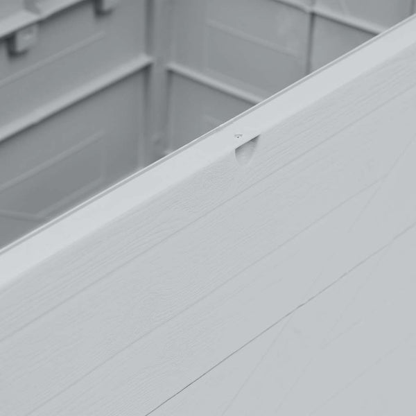 Vidaxl Garden Storage Box 420 L Light Grey Storage Deck Boxes