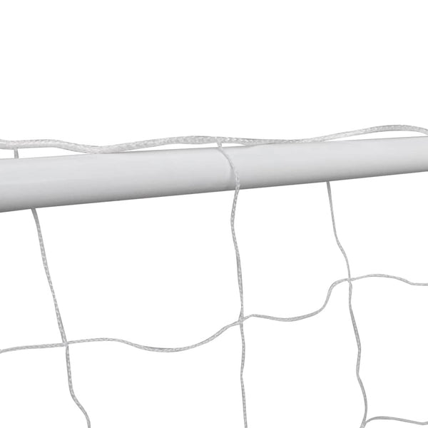 Vidaxl Football Goals 2 Pcs With Nets 182X61x122 Cm Steel White Soccer Goals