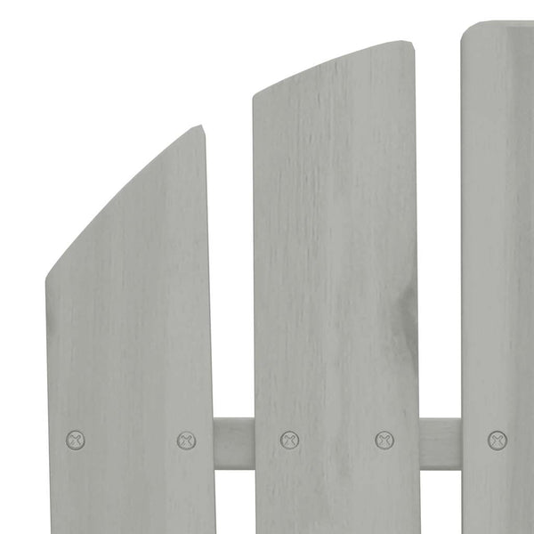 Vidaxl Garden Chair Wood Grey Patio Chairs