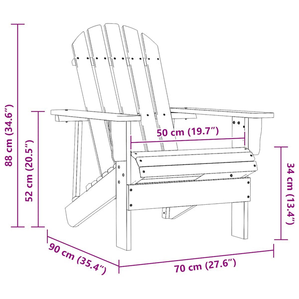 Vidaxl Garden Chair Wood Grey Patio Chairs