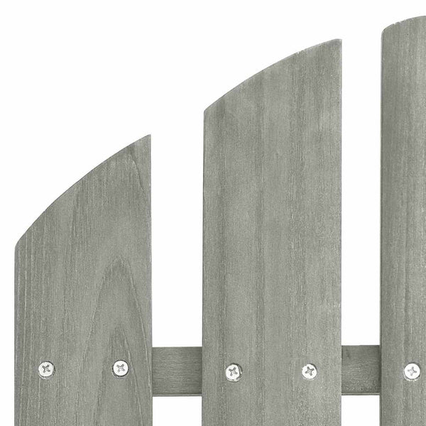 Vidaxl Garden Rocking Chair Wood Grey Patio Chairs