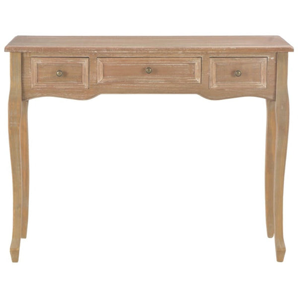 Dressing Console Table With 3 Drawers Brown Tables