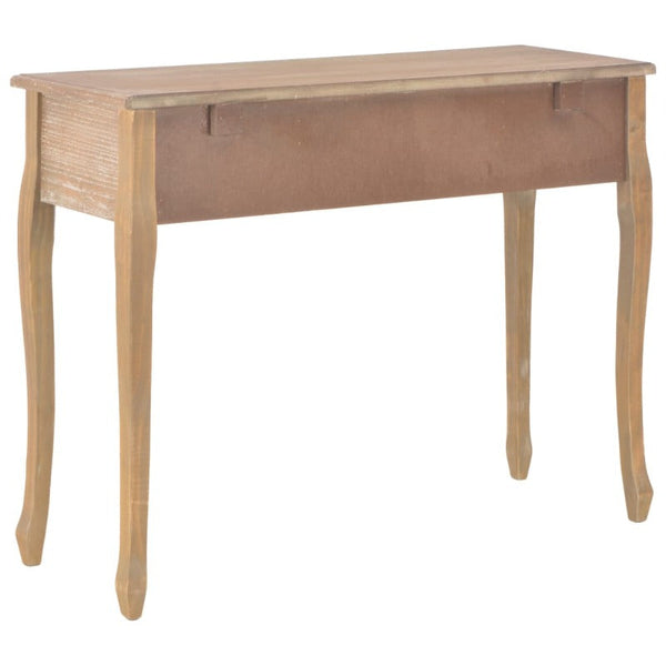 Dressing Console Table With 3 Drawers Brown Tables