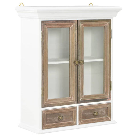 Cabinets & Cupboards Wall Cabinet White 49X22x59 Cm Solid Wood