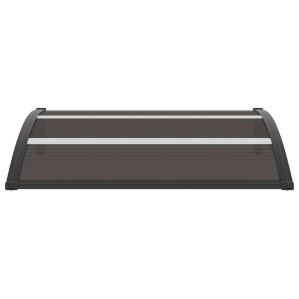 Vidaxl Door Canopy Black 120X75 Cm Pc Awning & Canopy Parts