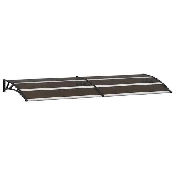 Vidaxl Door Canopy Black 240X75cm Pc Awning & Canopy Parts