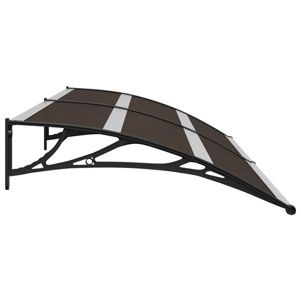 Vidaxl Door Canopy Black 240X75cm Pc Awning & Canopy Parts