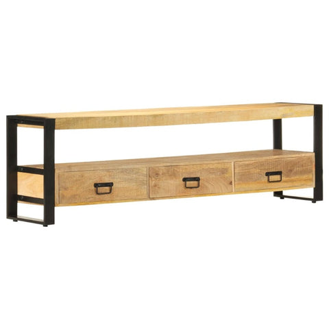 Tv Cabinet 150X30x45 Cm Solid Mango Wood