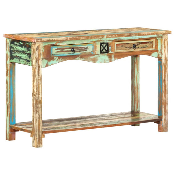 Vidaxl Console Table 120X40x75 Cm Solid Reclaimed Wood Tables