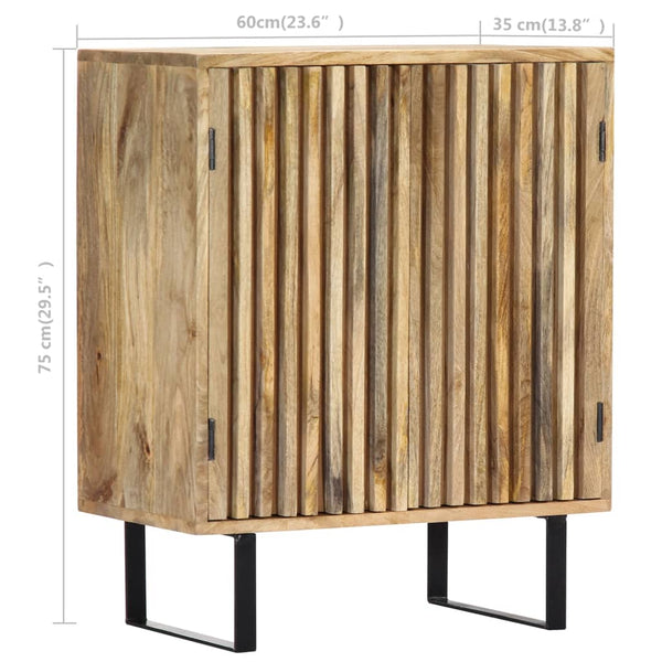 Sideboard 60X35x75 Cm Solid Mango Wood Sideboards & Buffets
