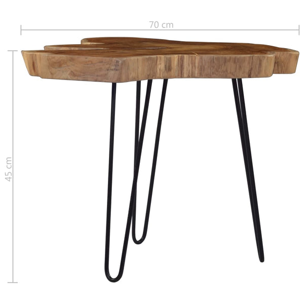 Coffee Table (60 70)X45 Cm Teak Wood Coffee Tables