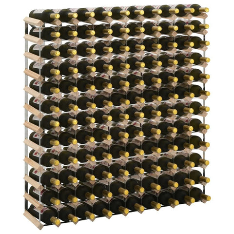 Wine Rack For 120 Bottles Solid Pinewood Racks
