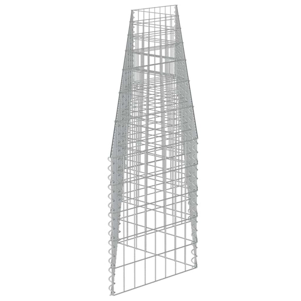 Vidaxl Gabion Wall Galvanised Steel 450X30x50 Cm Gabion Baskets