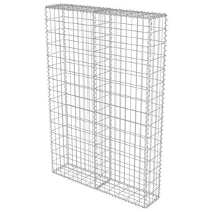 Gabion Wall With Covers Galvanised Steel 100X20x150 Cm