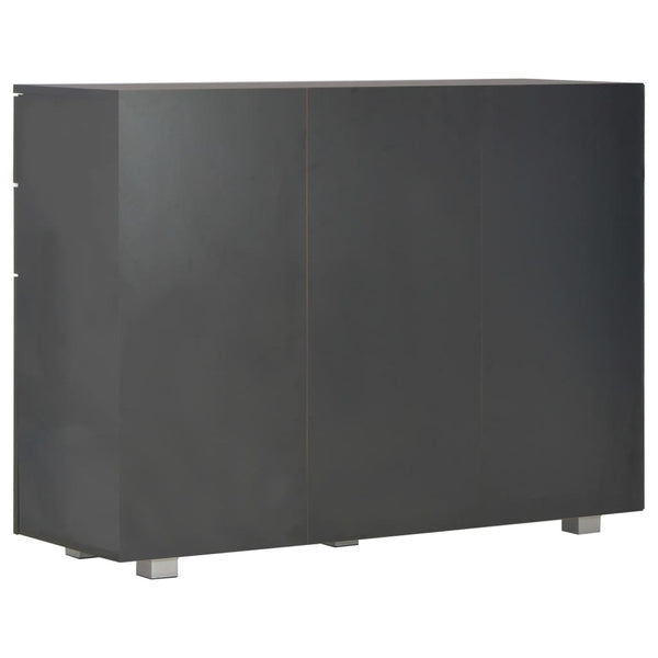 Sideboard High Gloss Black 107X35x80.5 Cm Sideboards & Buffets