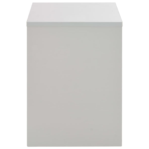 Grey Dressing Table With Mirror And Stool 104X45x131 Cm Dressing Tables