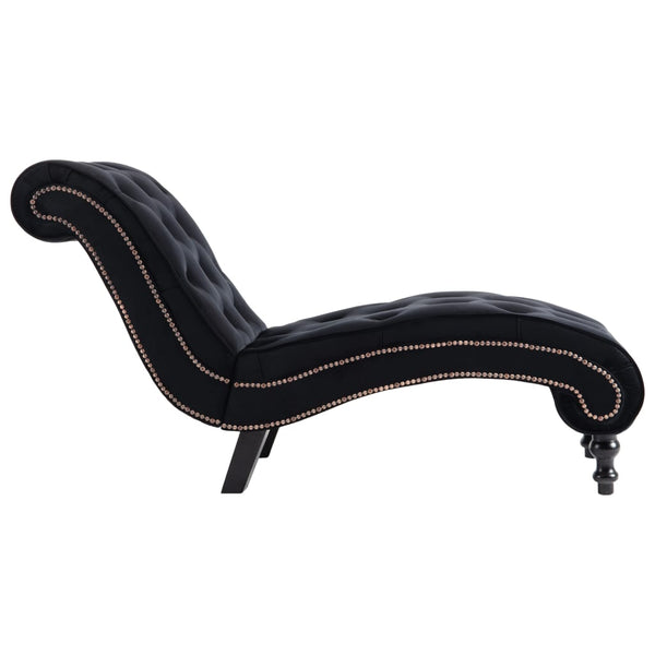 Velvet Chaise Lounge Ergonomic Scroll Design Patio And Garden Loungers