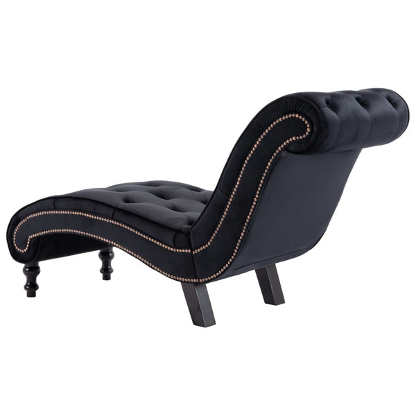 Velvet Chaise Lounge Ergonomic Scroll Design Patio And Garden Loungers