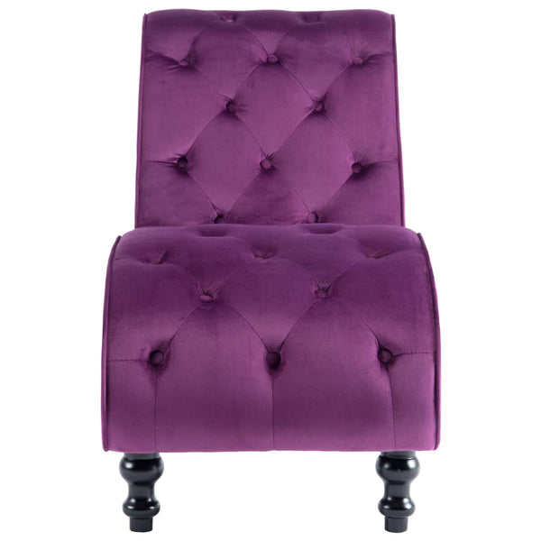 Chaise Lounge Purple Velvet Sofas Armchairs & Couches