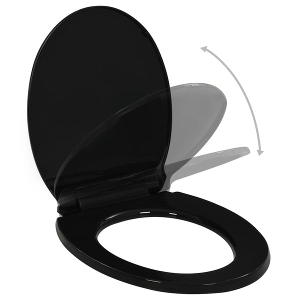 Soft Close Toilet Seat With Quick Release Design Black Toilet Seats