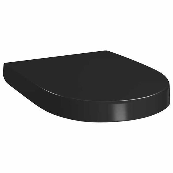 Vidaxl Soft Close Toilet Seat With Quick Release Design Black Toilet Seats
