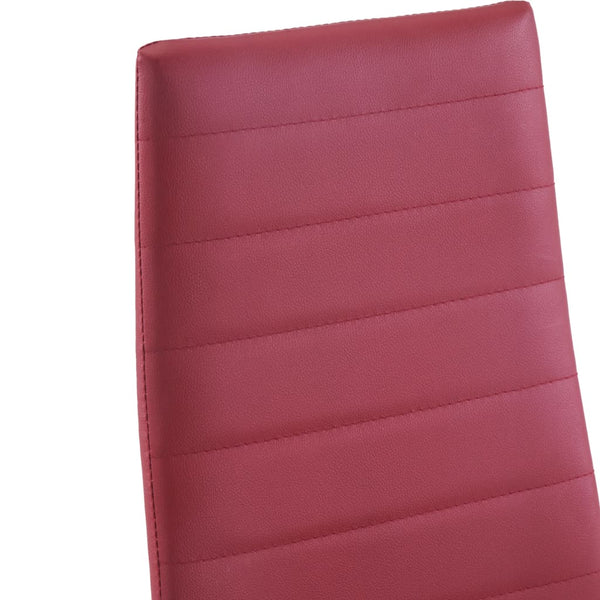 Five Piece Dining Set Wine Red Dining Sets