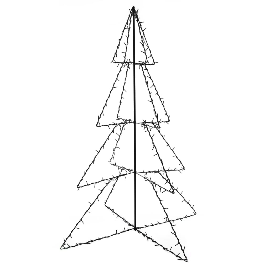 Christmas Cone Tree 240 Leds Indoor And Outdoor 115X150 Cm