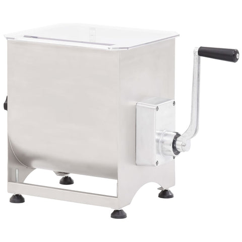 Meat Mixer With Gear Box Silver Stainless Steel Countertop Mixers