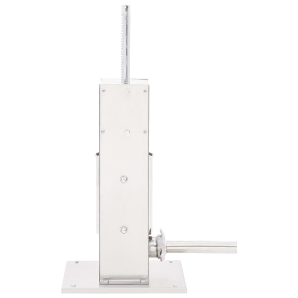 Manual Sausage Stuffer Silver 3 L Stainless Steel Sausage Stuffers