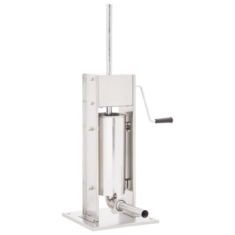 Manual Sausage Stuffer Silver 5 L Stainless Steel Sausage Stuffers