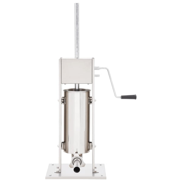 Manual Sausage Stuffer Silver 5 L Stainless Steel Sausage Stuffers