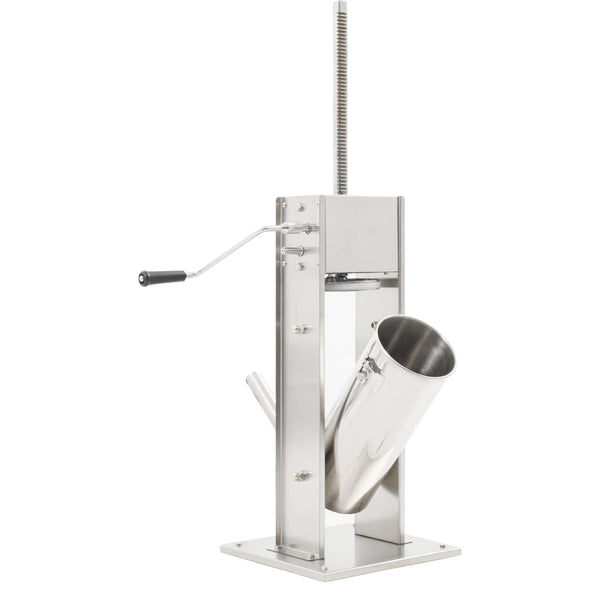 Manual Sausage Stuffer Silver 5 L Stainless Steel Sausage Stuffers