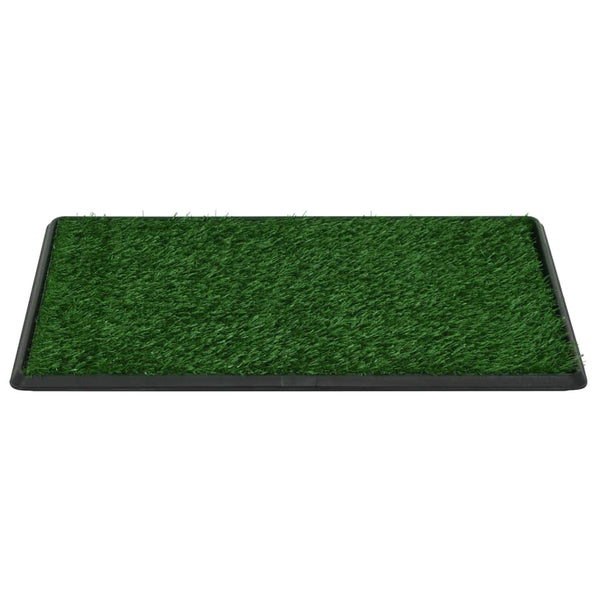 Pet Toilet With Tray & Faux Turf Green 76X51x3 Cm Wc Puppy Training Pads
