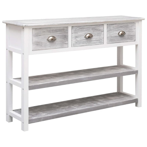 Sideboard Antique Grey 115X30x76 Cm Wood Sideboards & Buffets