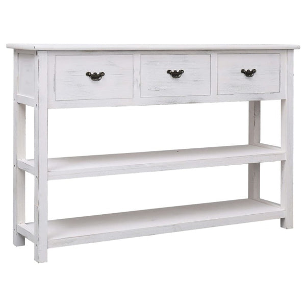 Vidaxl Sideboard Antique White 115X30x76 Cm Wood Sideboards & Buffets