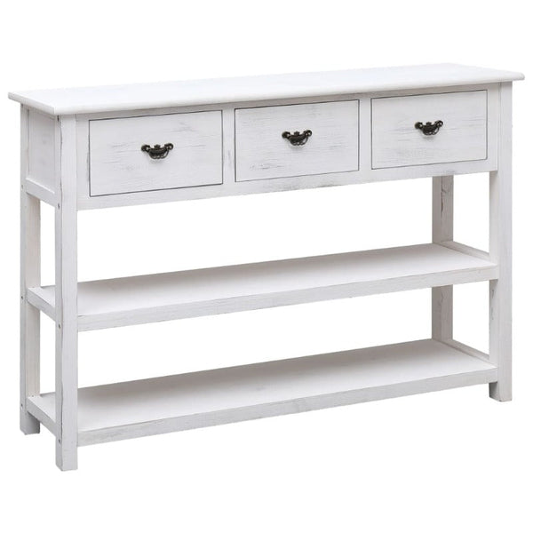 Vidaxl Sideboard Antique White 115X30x76 Cm Wood Sideboards & Buffets