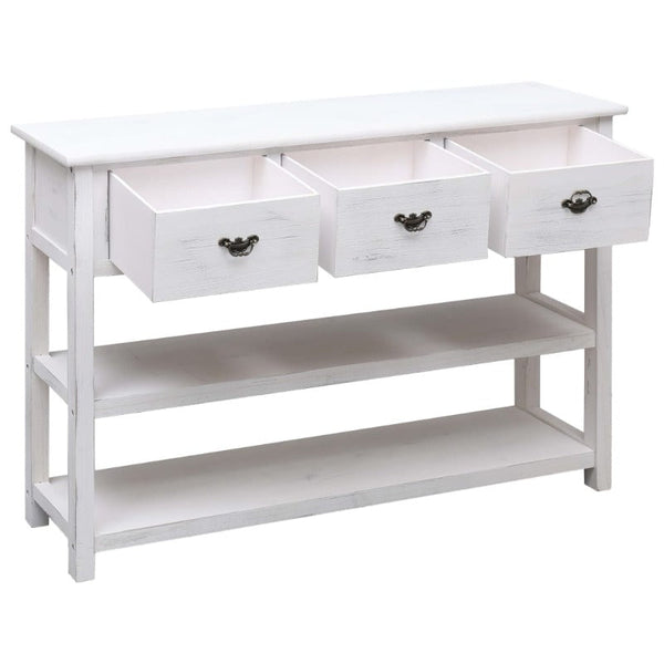 Vidaxl Sideboard Antique White 115X30x76 Cm Wood Sideboards & Buffets