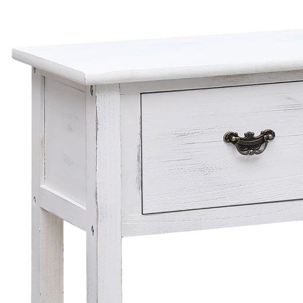 Vidaxl Sideboard Antique White 115X30x76 Cm Wood Sideboards & Buffets
