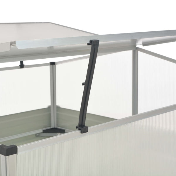 Greenhouse Brown 100X100x85 Cm Galvanised Steel Greenhouses