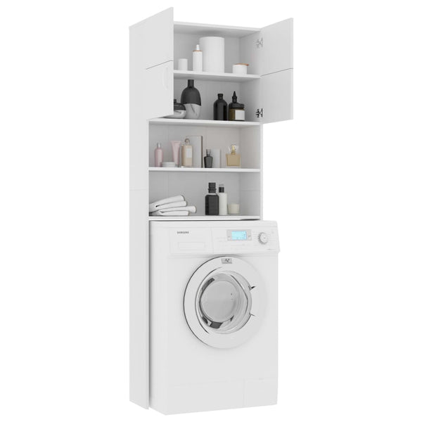 Vidaxl Washing Machine Cabinet White 64X25.5X190 Cm Engineered Wood Washing Machines