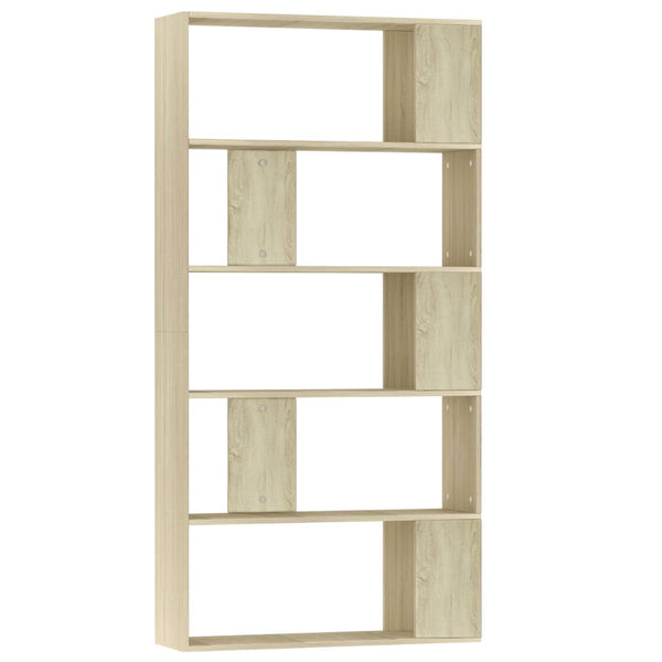 Book Cabinet/Room Divider Sonoma Oak 80X24x159 Cm Engineered Wood