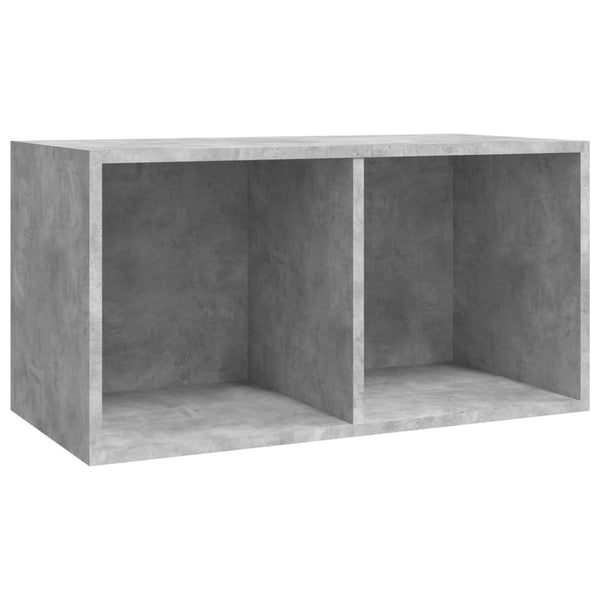 Vidaxl Vinyl Storage Box Concrete Grey 71X34x36 Cm Engineered Wood Storage Boxes