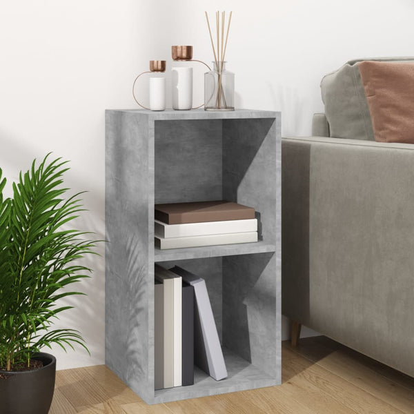 Vidaxl Vinyl Storage Box Concrete Grey 71X34x36 Cm Engineered Wood Storage Boxes