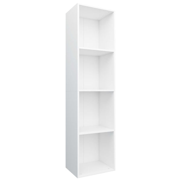 Vidaxl Book Cabinet/Tv White 36X30x143 Cm Engineered Wood Bookshelves