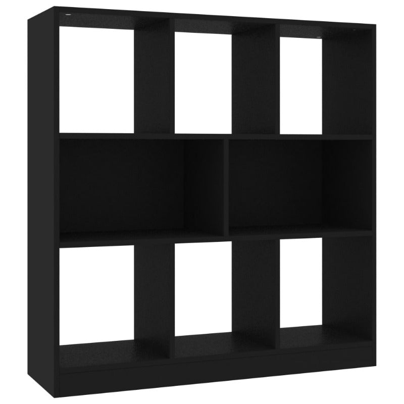 Bookshelves Book Cabinet Black 97.5X29.5X100 Cm Engineered Wood