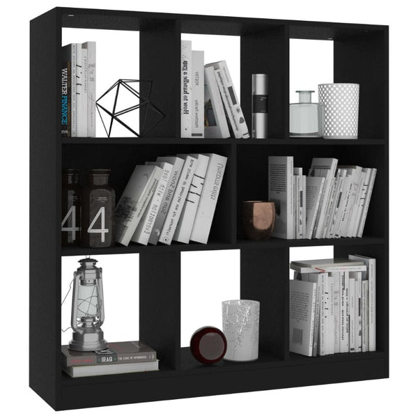 Bookshelves Book Cabinet Black 97.5X29.5X100 Cm Engineered Wood