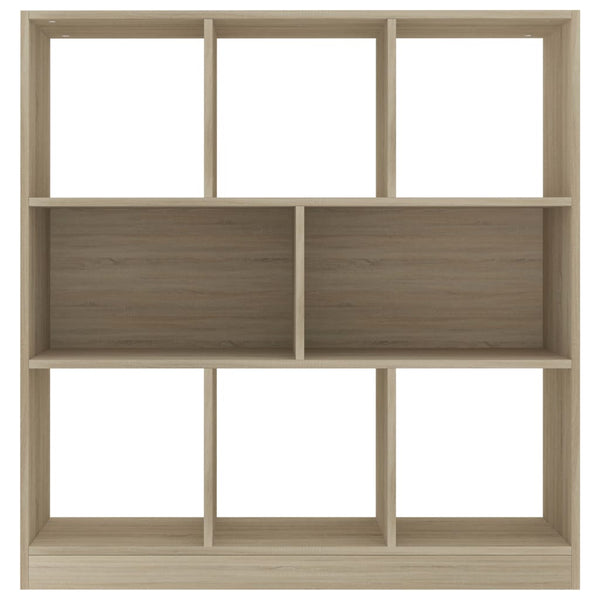 Book Cabinet Sonoma Oak 97.5X29.5X100 Cm Engineered Wood Bookshelves